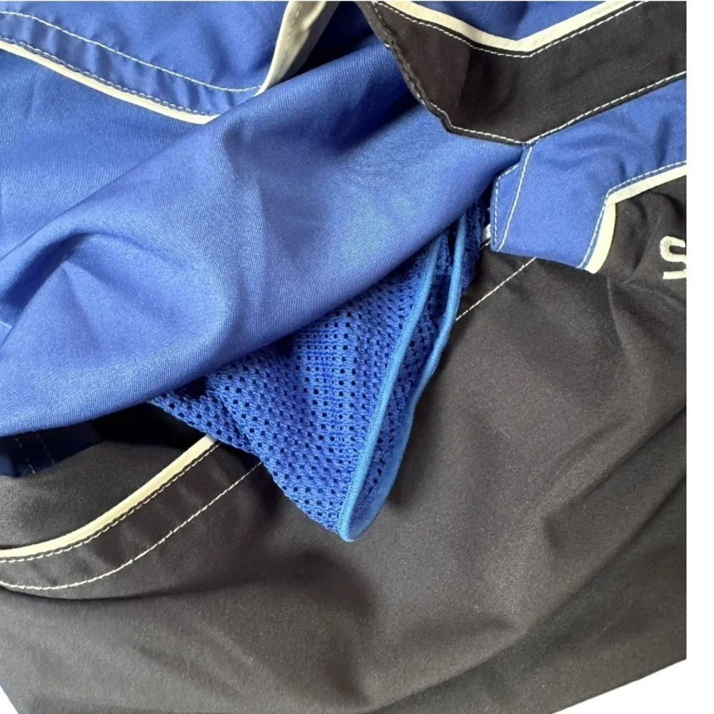 Speedo Men’s Blue Two-Tone Swim Trunks Board Shorts Size XL